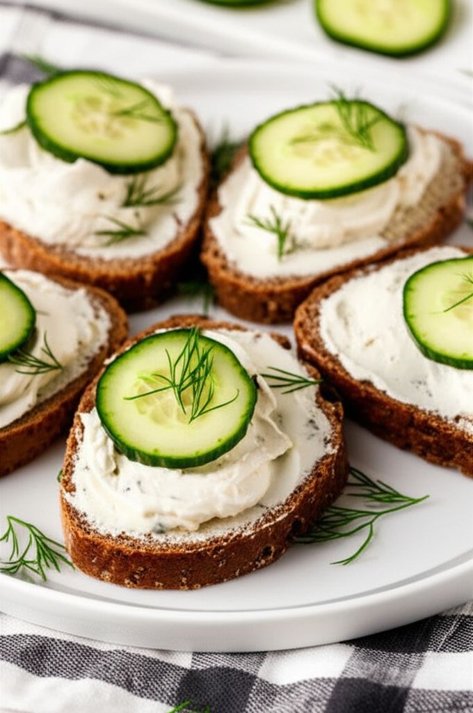 Cucumber Sandwich Appetizers