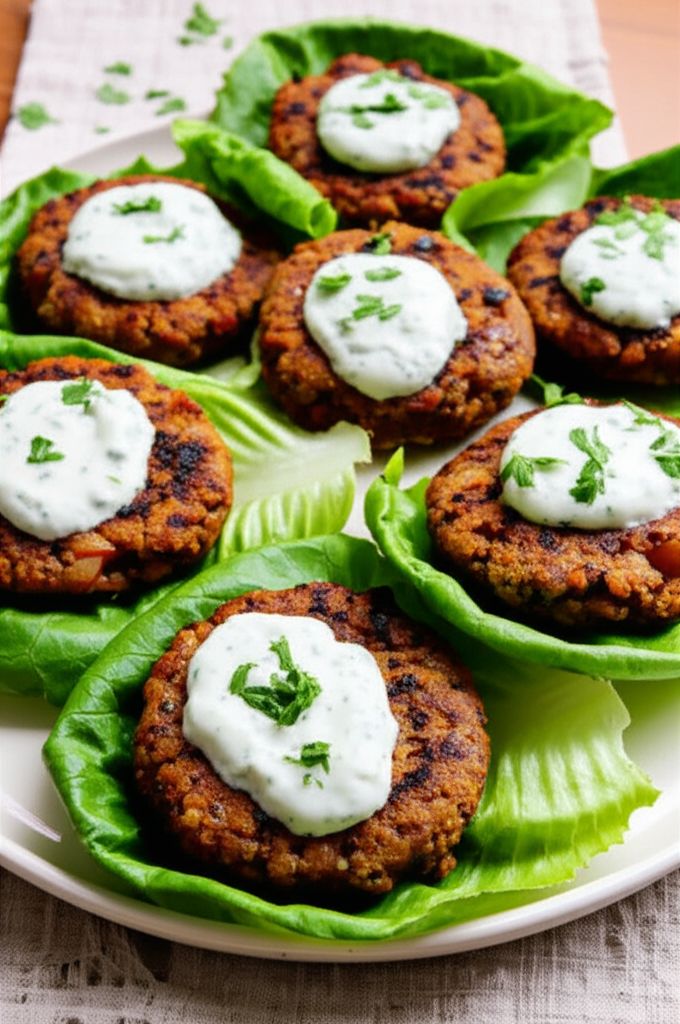 Cumin-Spiced Red Lentil Burgers