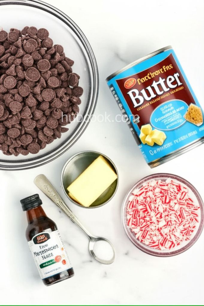 Dark Chocolate Peppermint Fudge Recipe