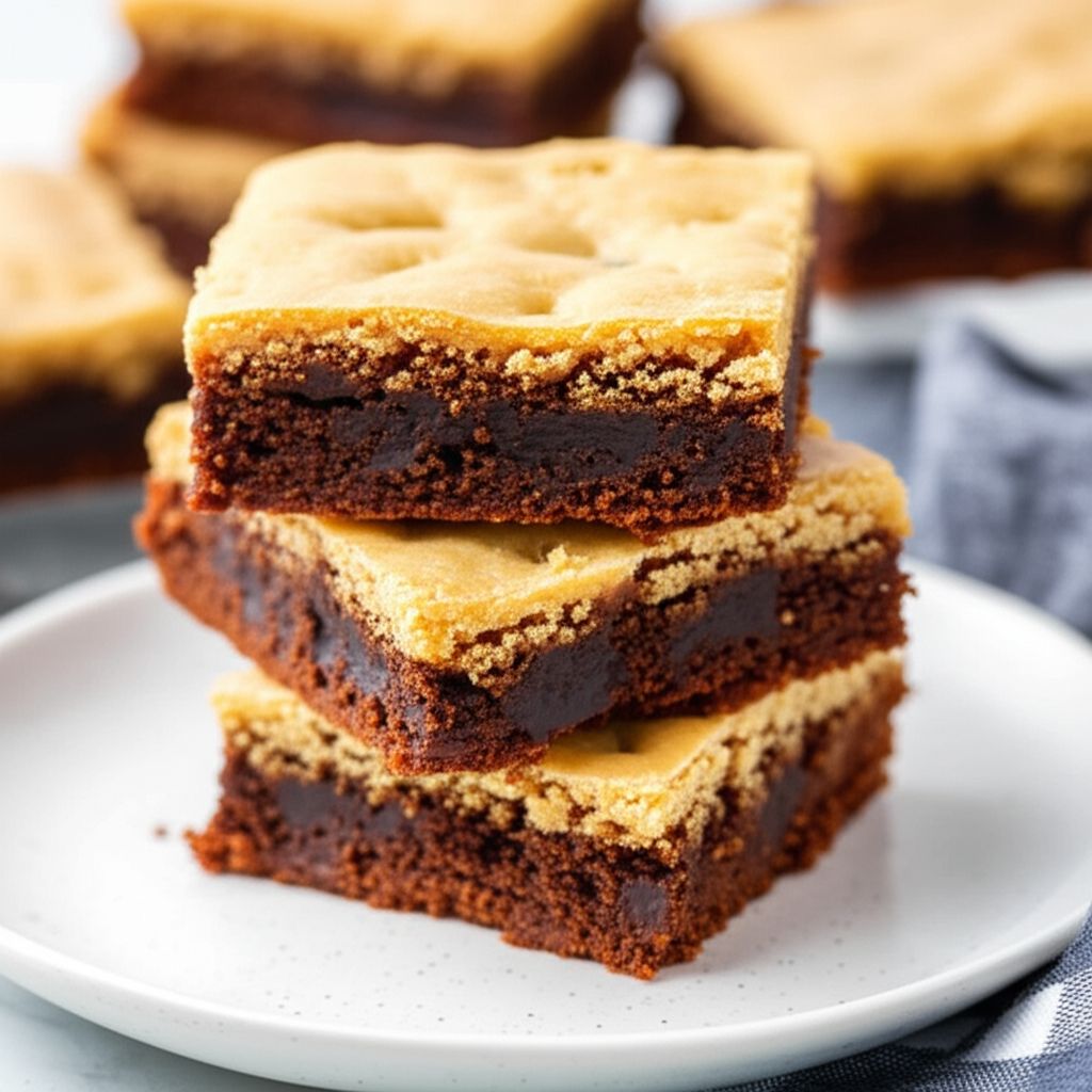 Easy Chocolate Cookie Bars with Cake Mix