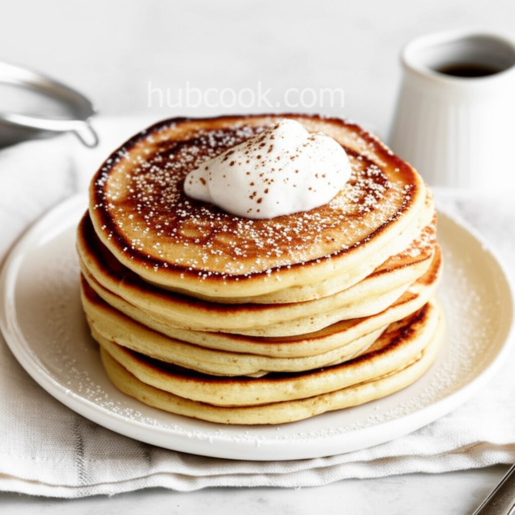 Easy Eggnog Pancakes