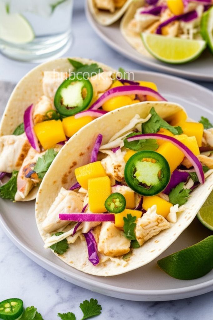 Easy Fish Tacos with Mango-Pineapple Slaw