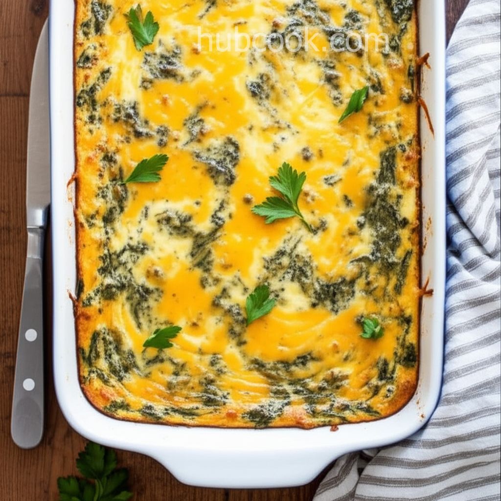 Egg and Spinach Casserole