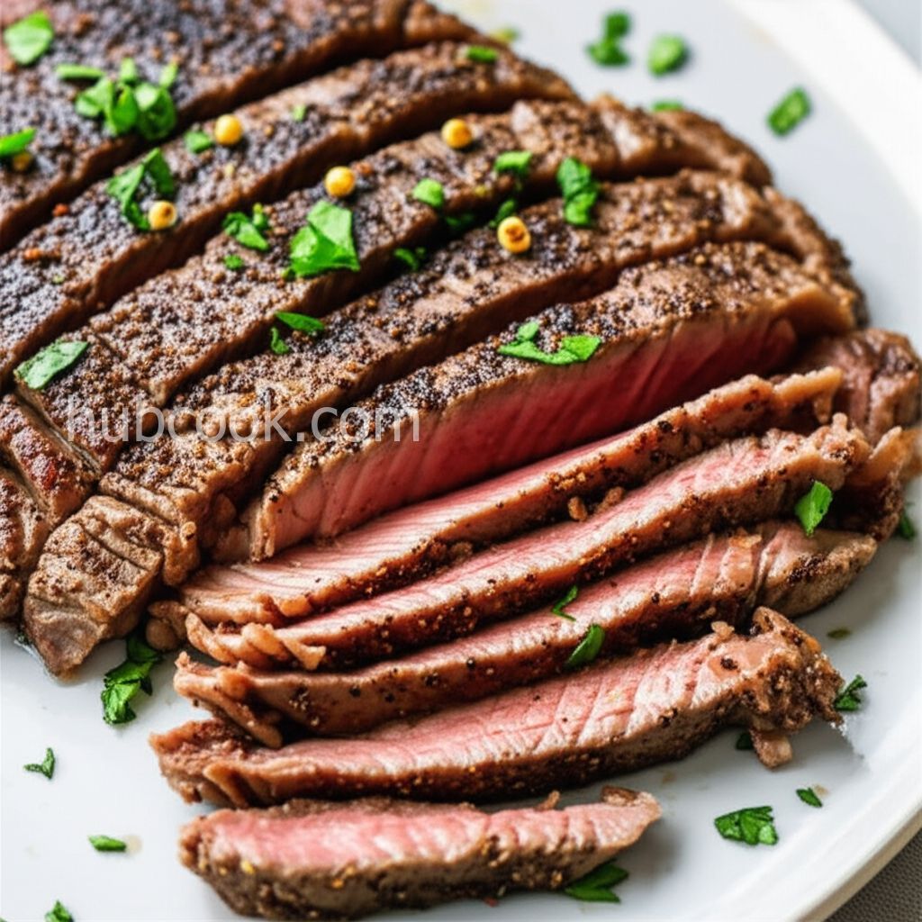 Flat Iron Steak with Balsamic Reduction