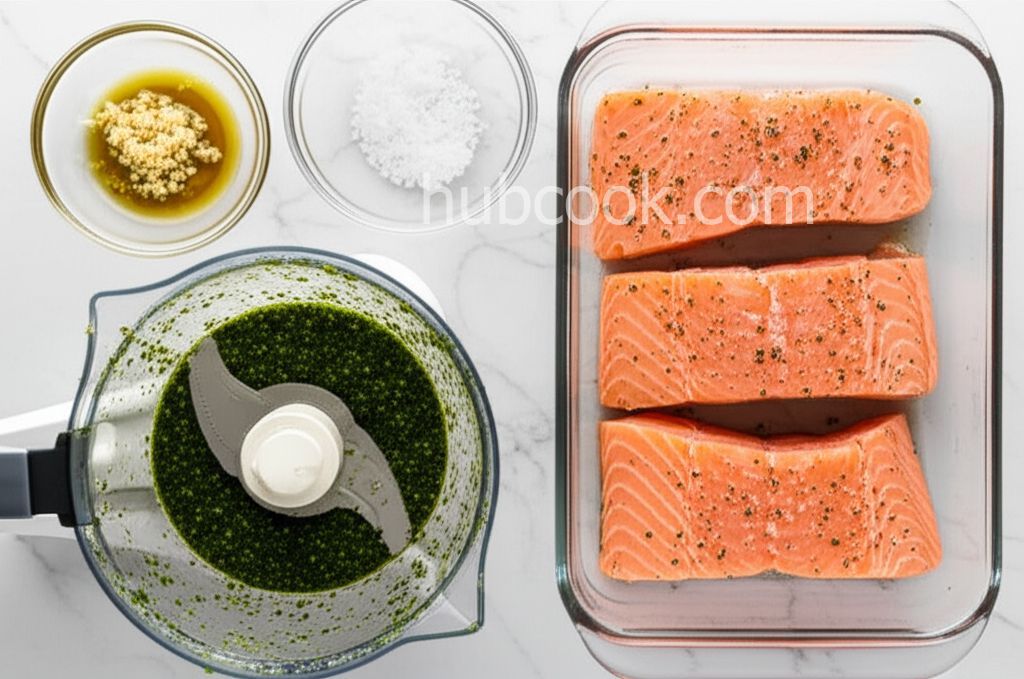Garlic and Dill Salmon