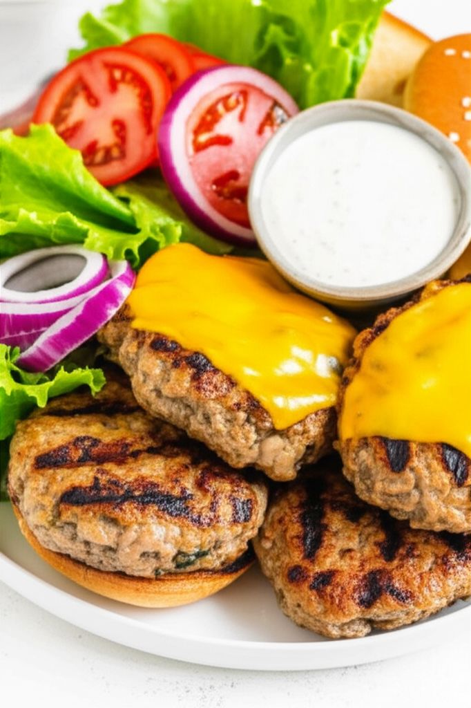 Garlic and Ranch Turkey Burgers