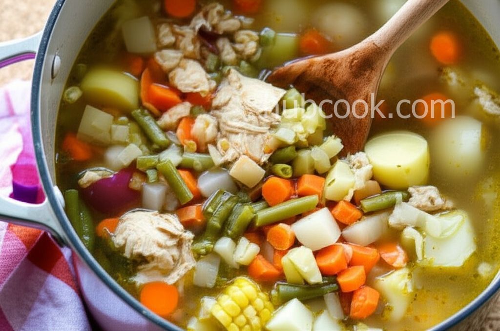 Grandpa's Garden Chicken Soup