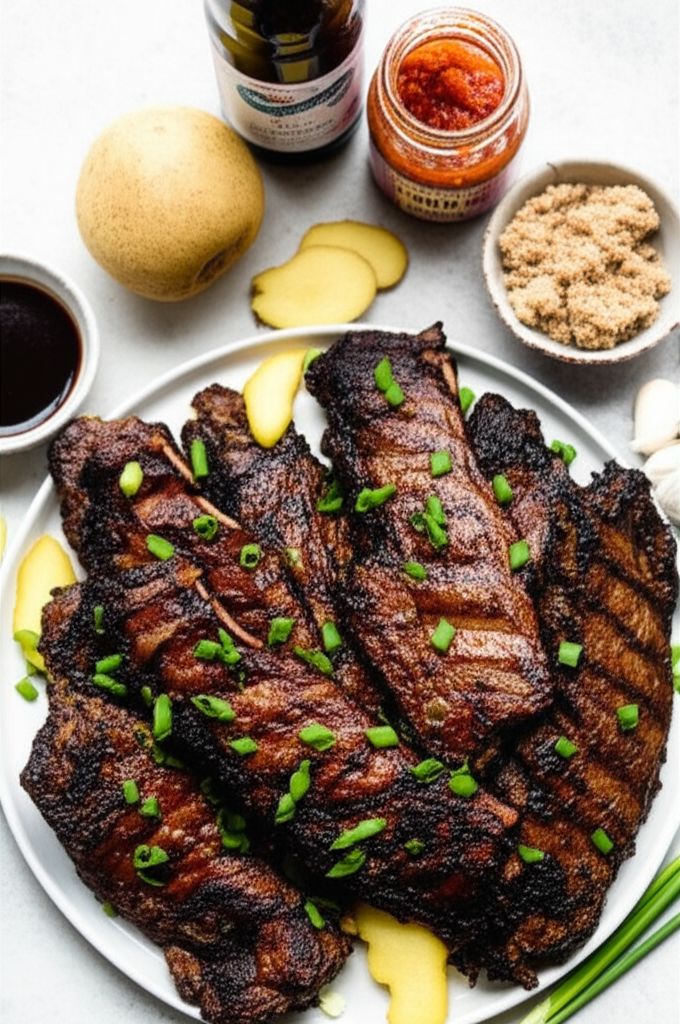 Grilled Korean-Style Beef Short Ribs