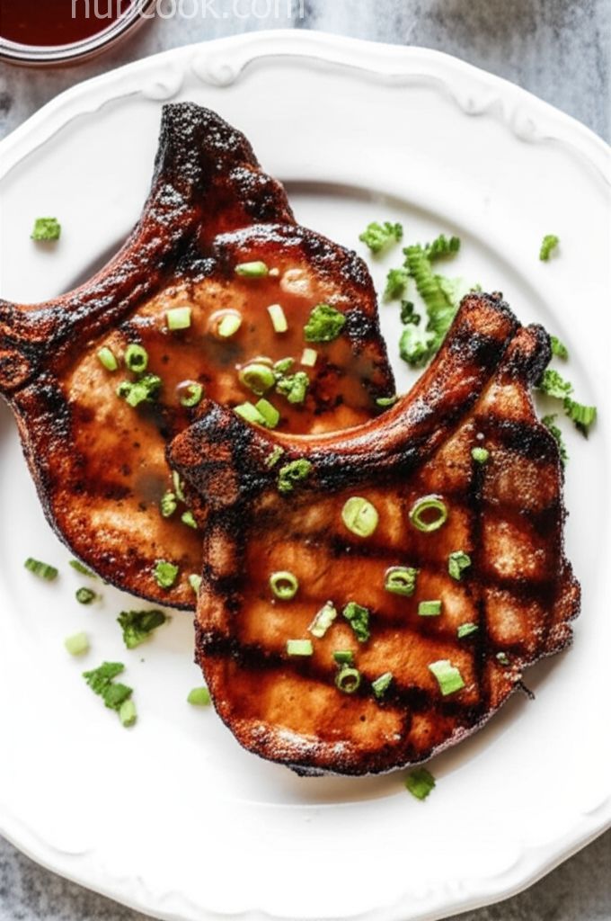 Hoisin Ginger Sesame Pork Chops