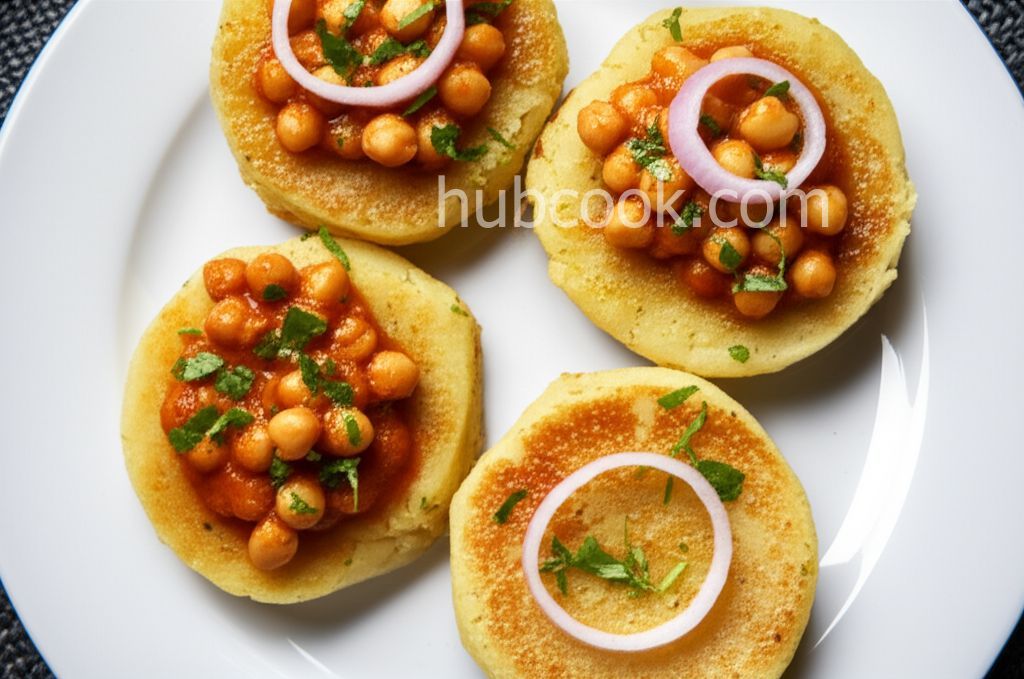 Indian Chole Aloo Tikki
