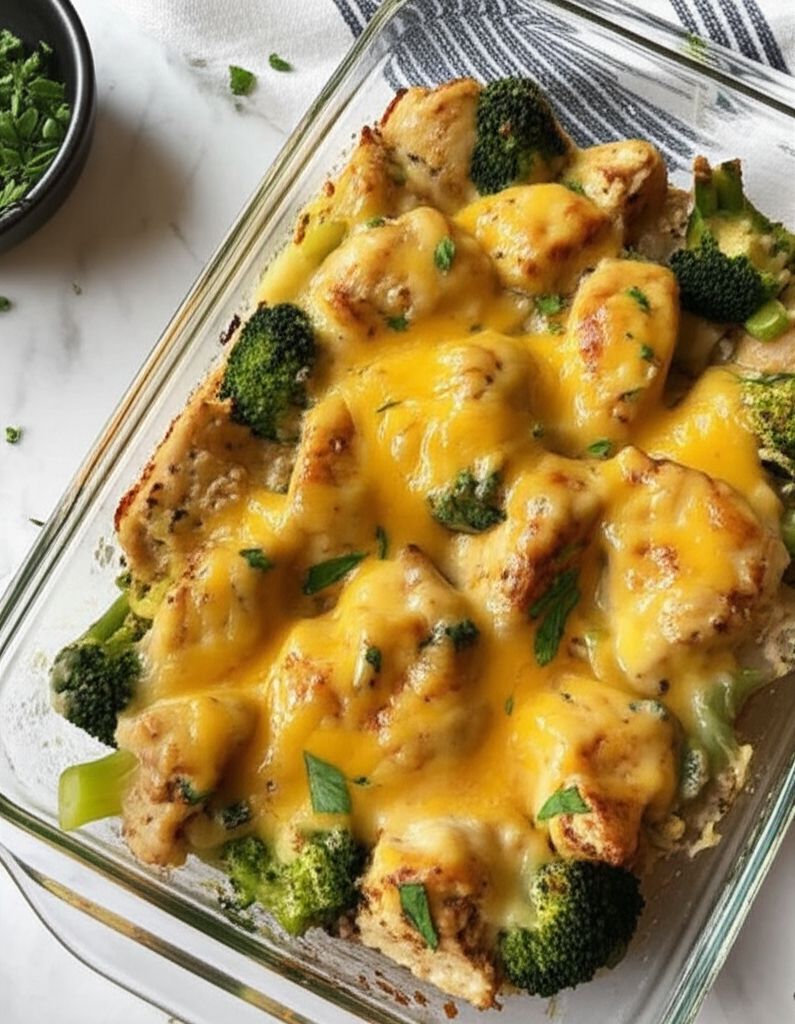 Keto Creamy Chicken and Vegetable Bake
