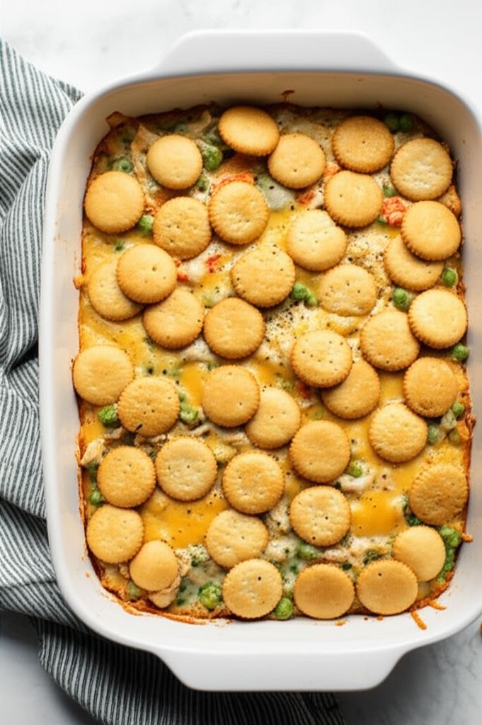 Lower-Calorie Creamy Chicken Casserole