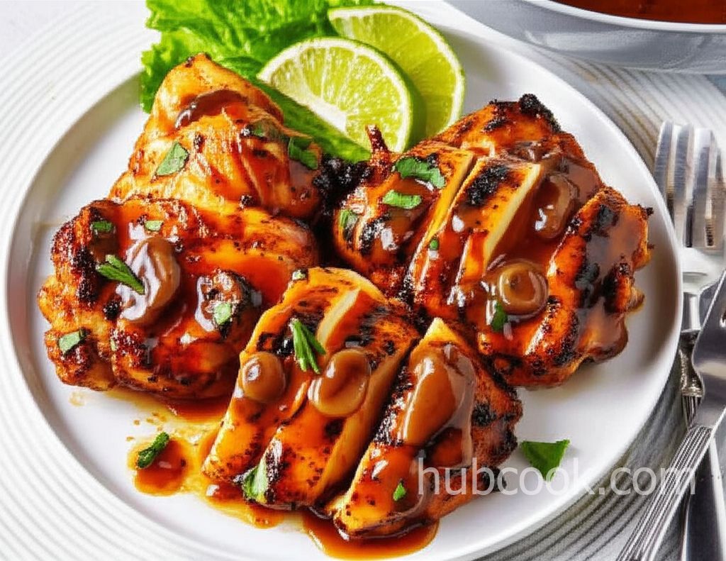 Mildly Sweet Whiskey Chicken