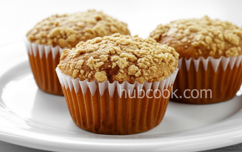 Moist Banana Streusel Muffins