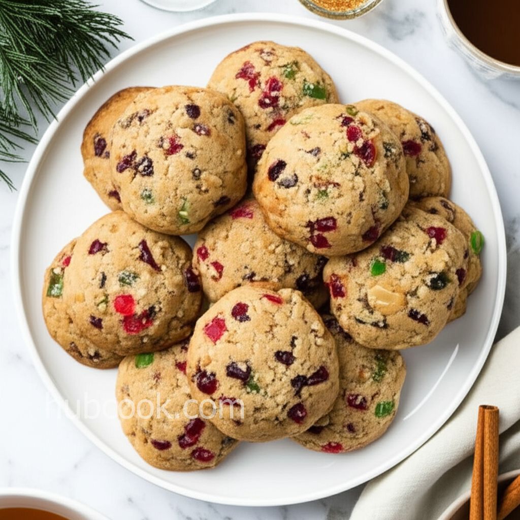 My Grandma's Fruitcake Cookies