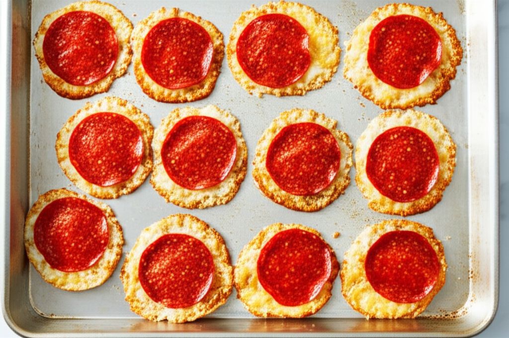 Pepperoni Pizza Cheese Drip Chips