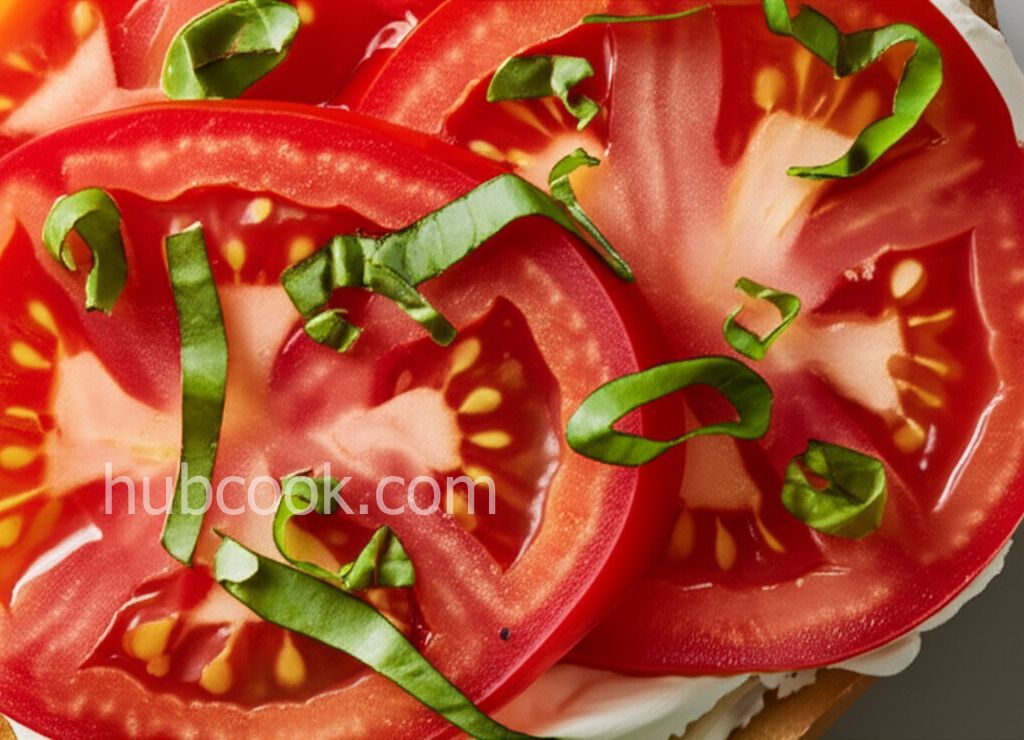 Queenie's Killer Tomato Bagel Sandwich