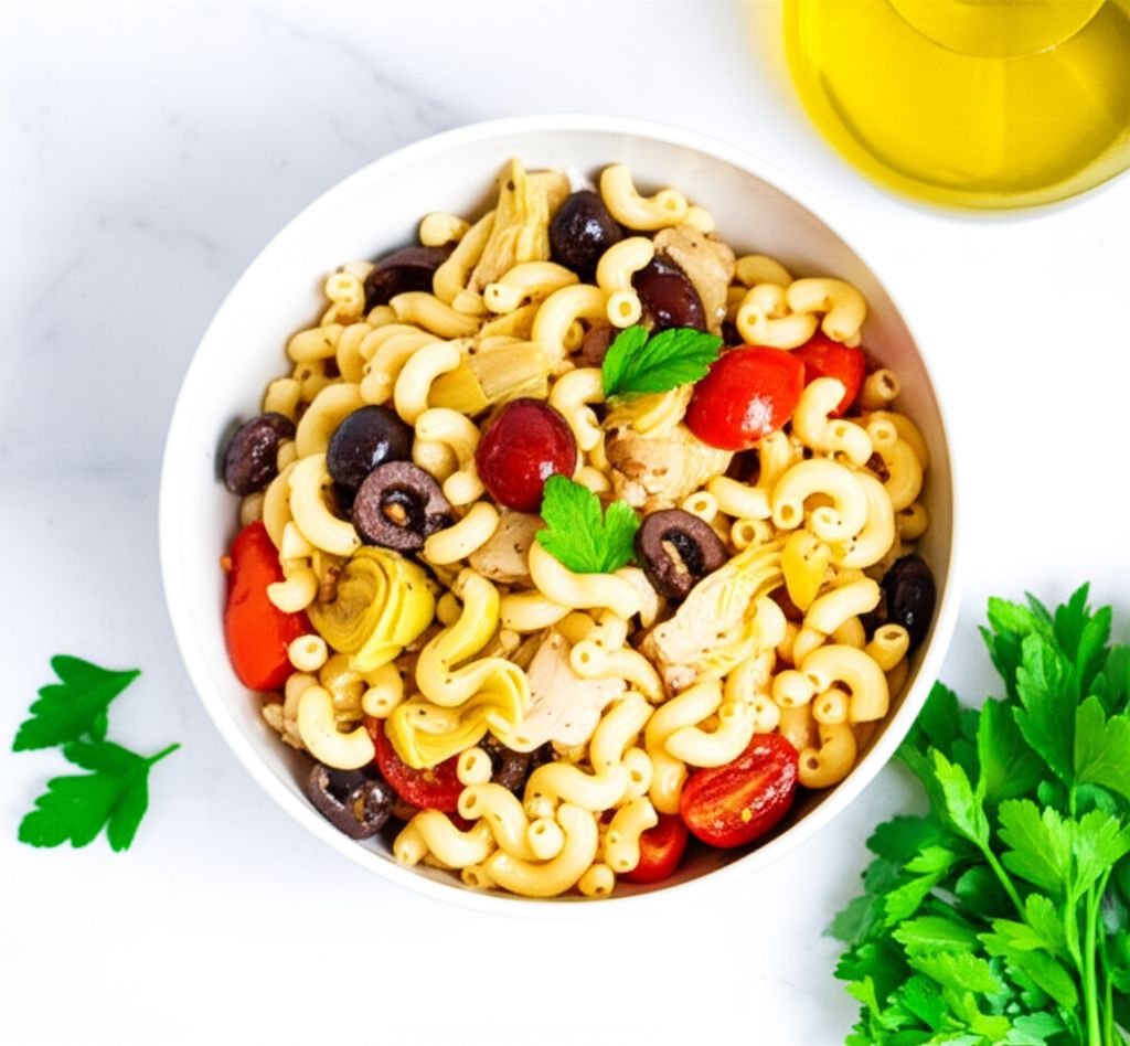 Quick Artichoke Pasta Salad