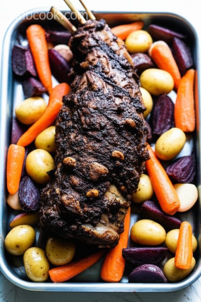 Roasted Lamb with Root Vegetables