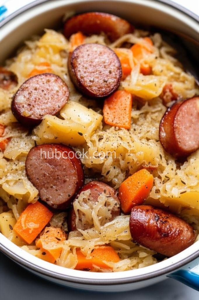 Sandy's Sweet Slow Cooker Sauerkraut