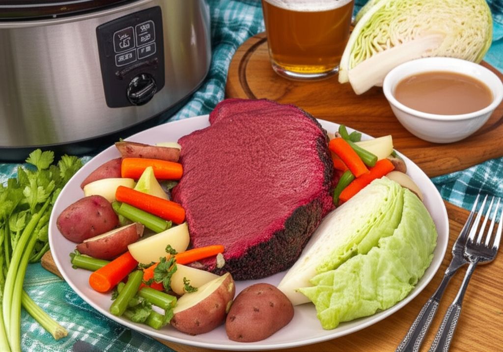Sarah's Slow-Cooker Corned Beef and Cabbage