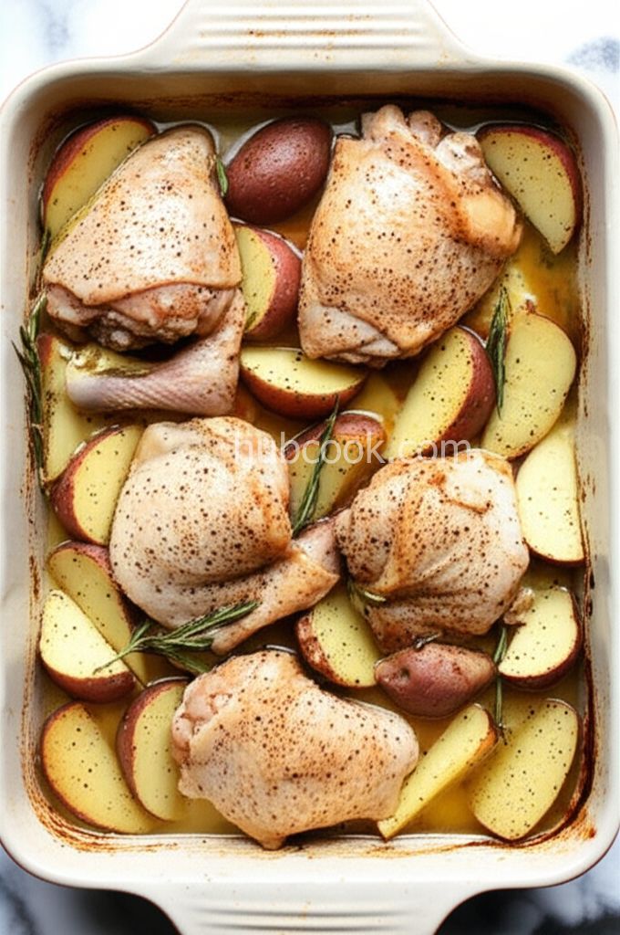 Scrumptious Baked Chicken and Potatoes