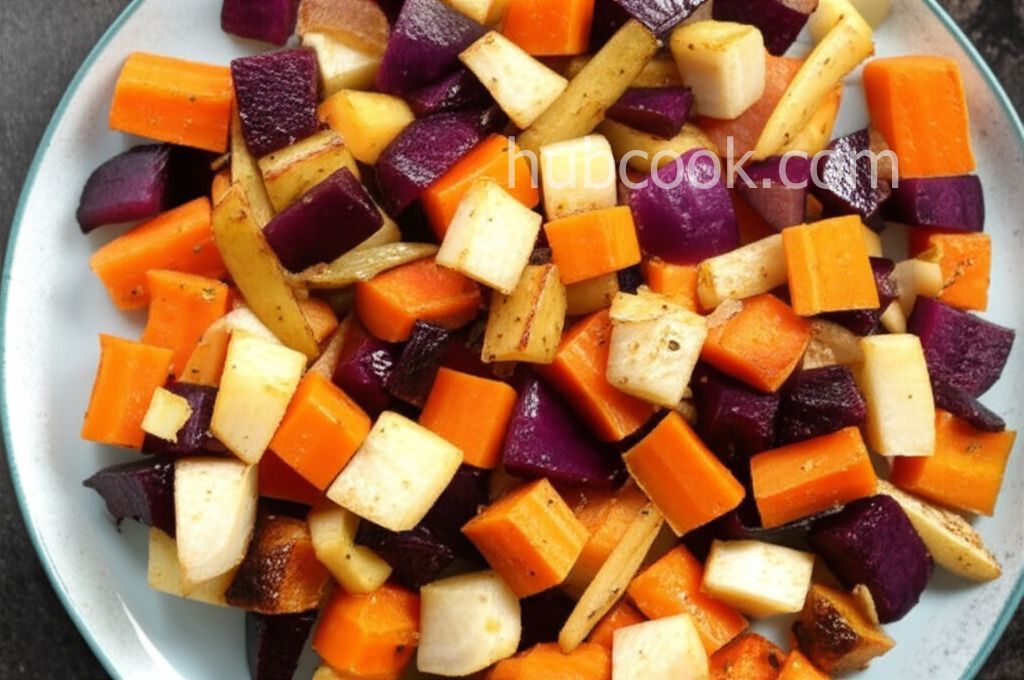 Sean's Mommy's Roasted Root Vegetables