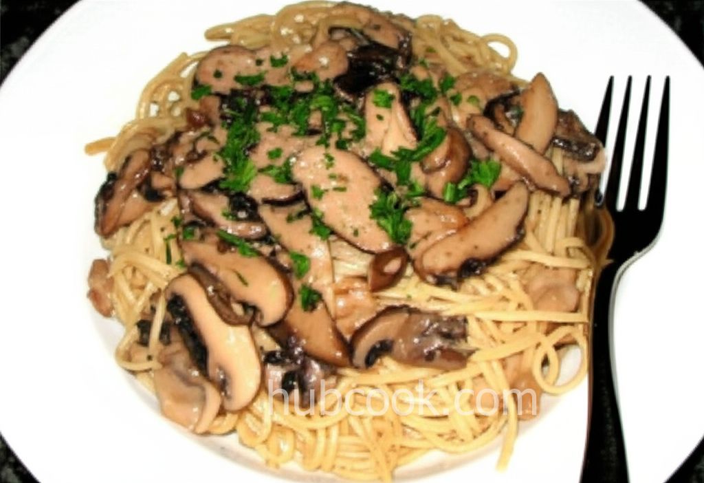 Shiitake Angel Hair Pasta