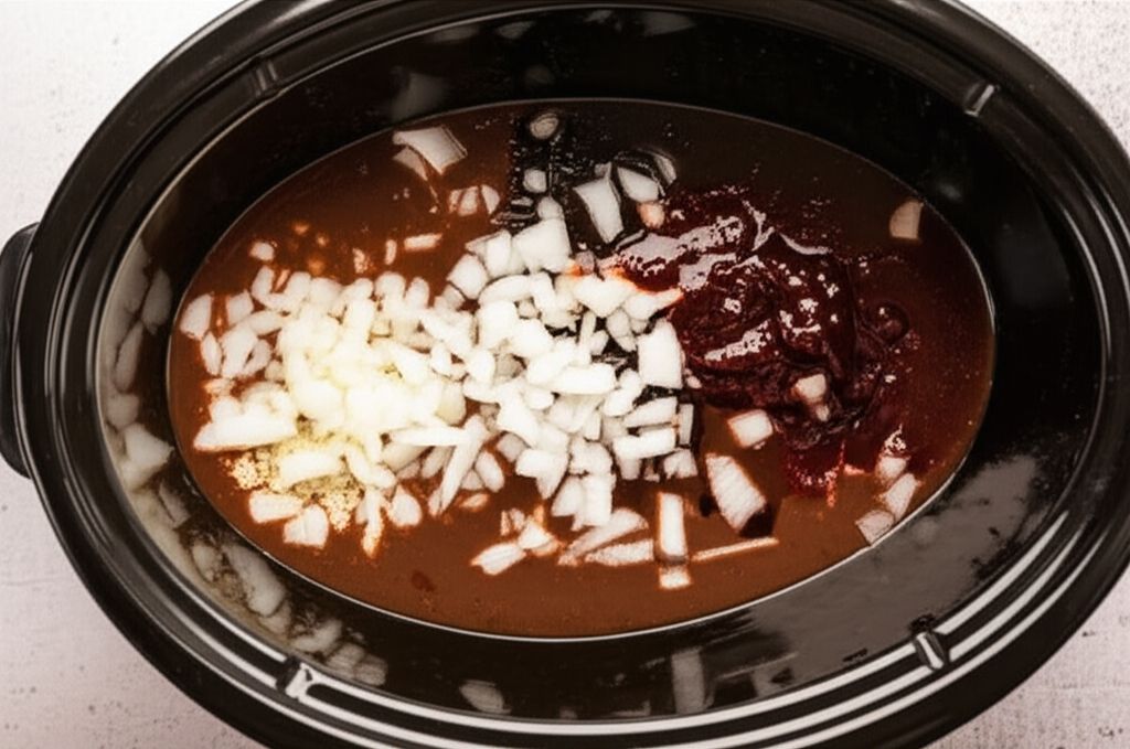 Slow Cooked Barbecue Beer Beef