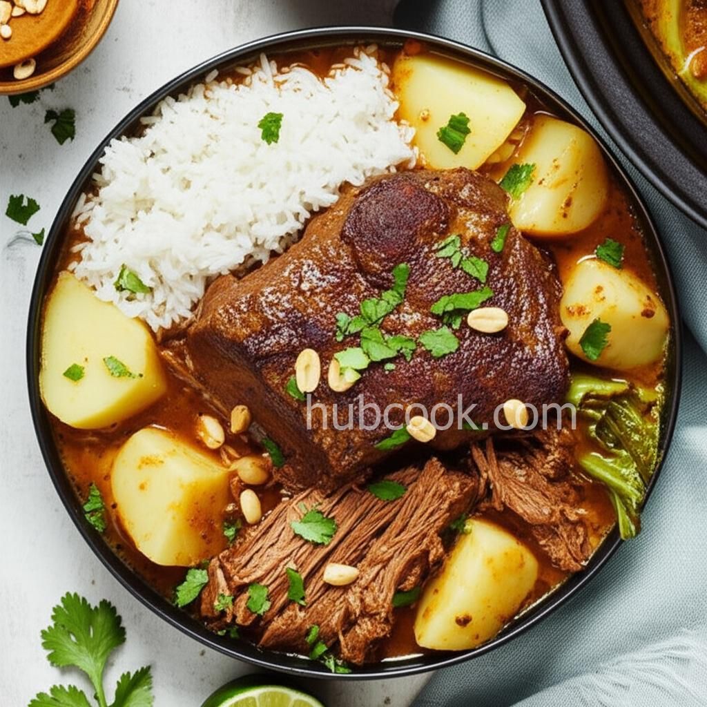 Slow Cooker Red Curry Beef Pot Roast