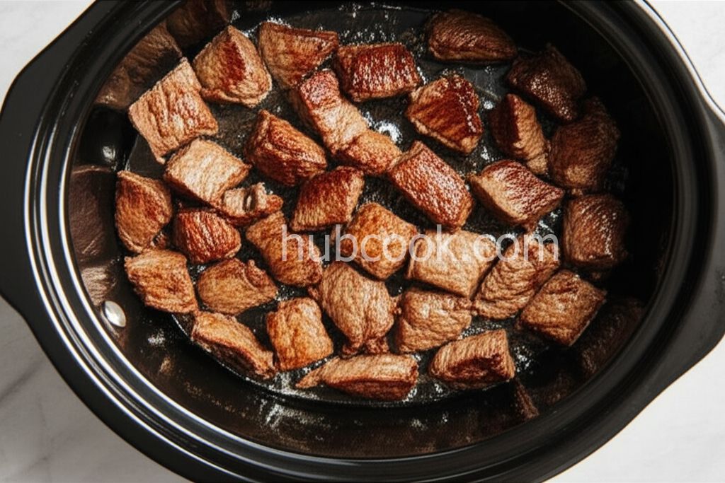 Slow Cooker Venison Stroganoff