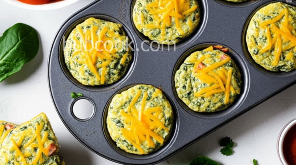 Spinach Egg White Muffins