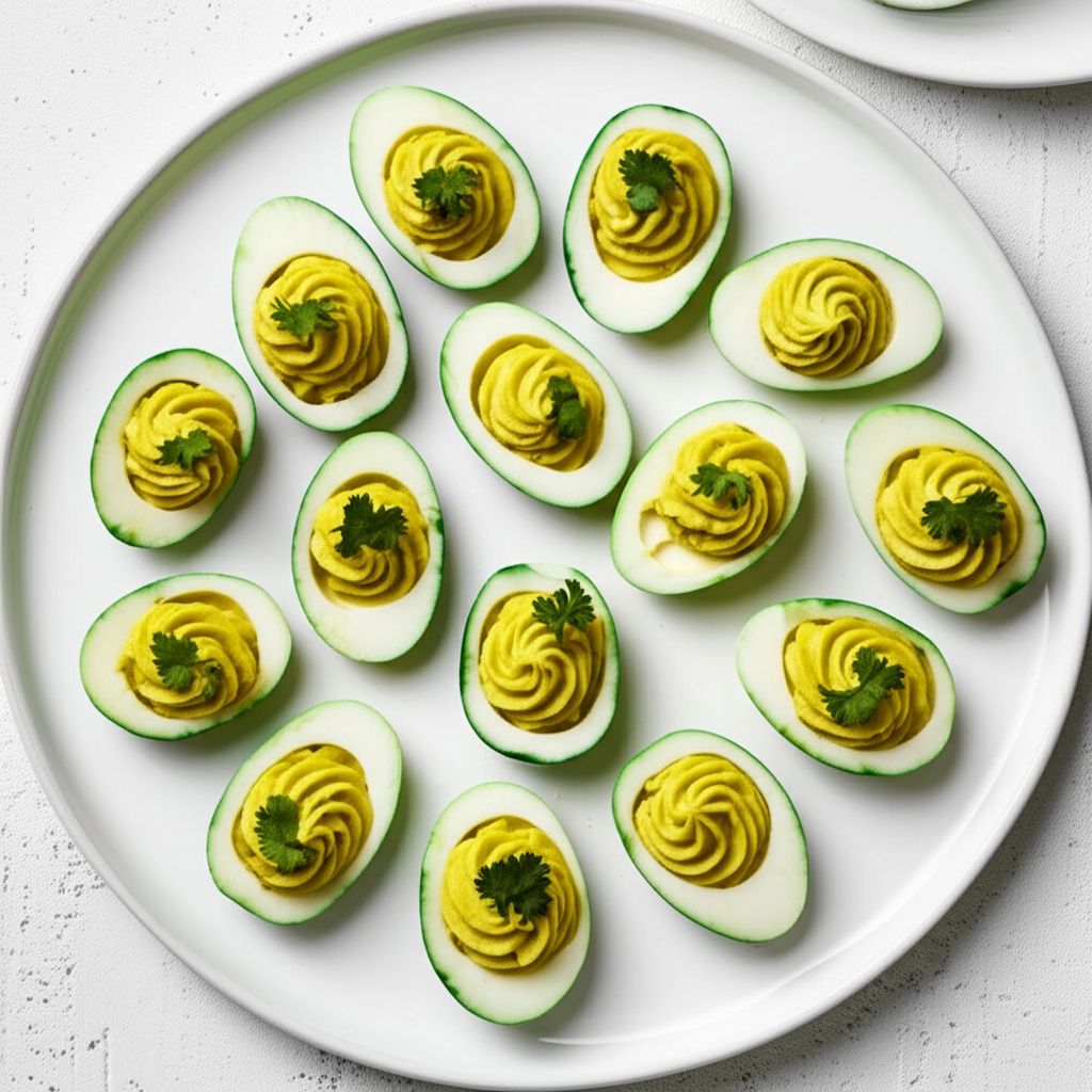 St. Patrick's Day Deviled Eggs