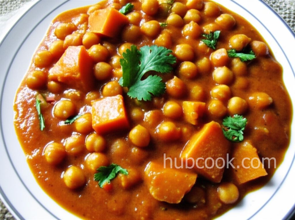 Sweet Potato and Chickpea Masala
