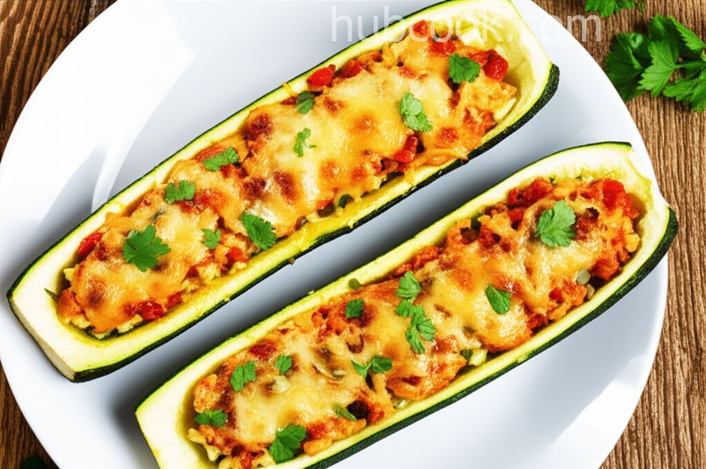 Zucchini Boats on the Grill