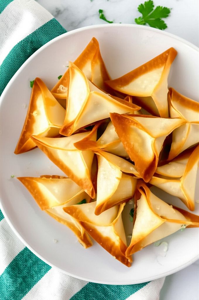 Baked Cream Cheese Wontons