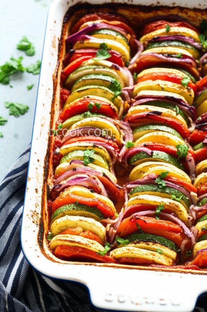 Briam (Greek Baked Zucchini and Potatoes)