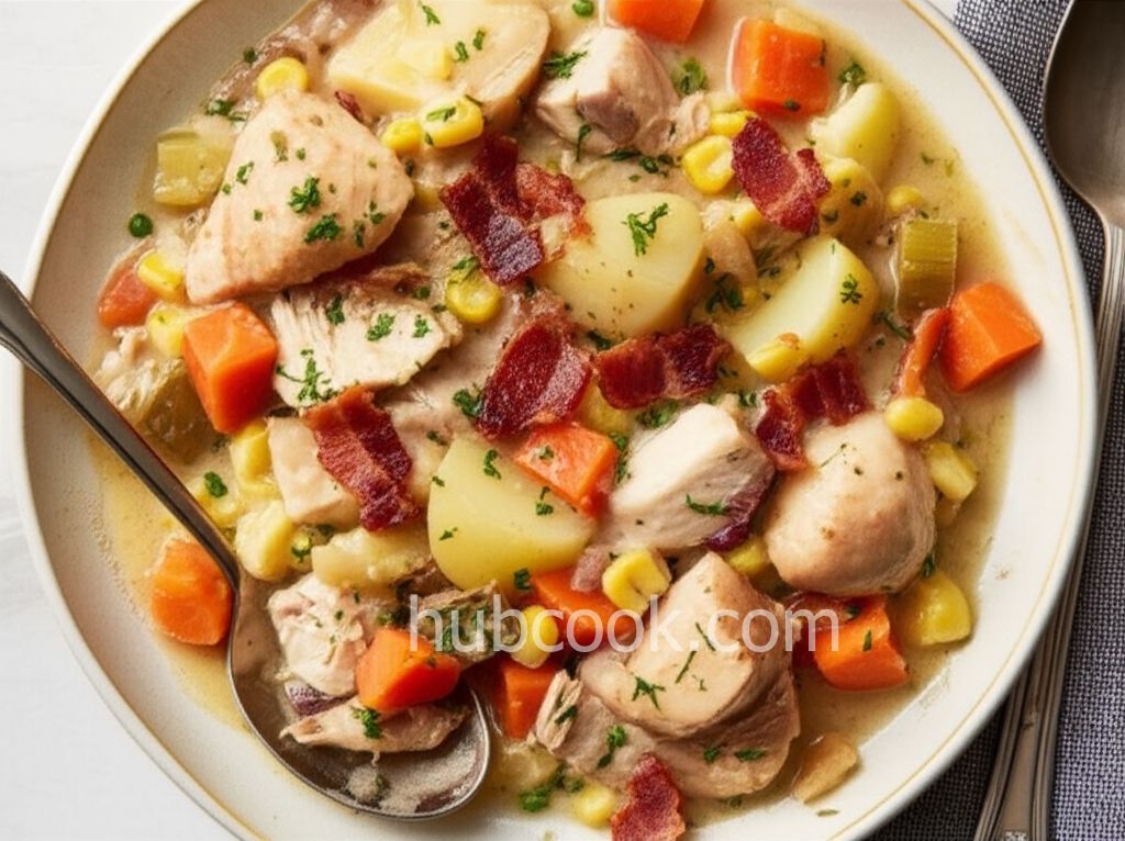 Chicken and Dumplings with Bisquick