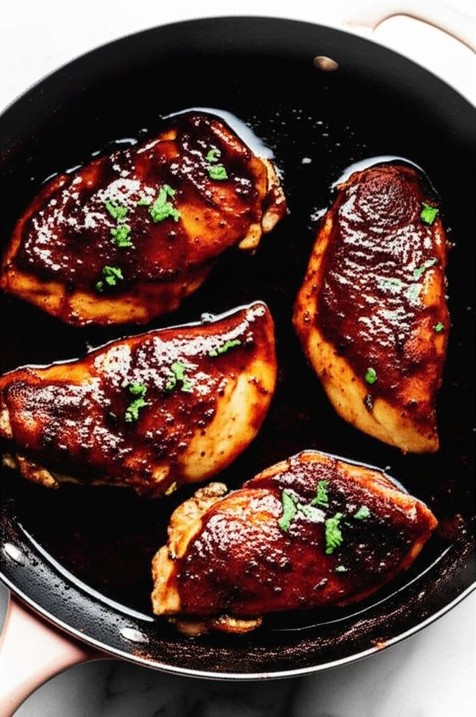 Chicken and Red Wine Sauce