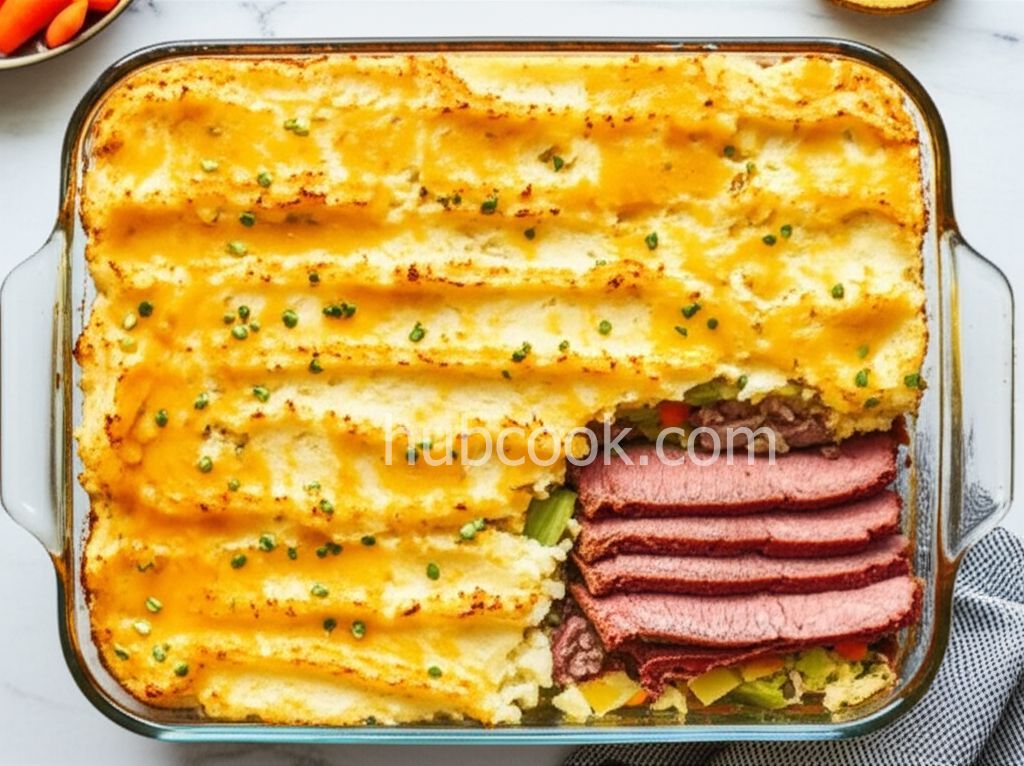 Corned Beef and Cabbage Shepherd's Pie