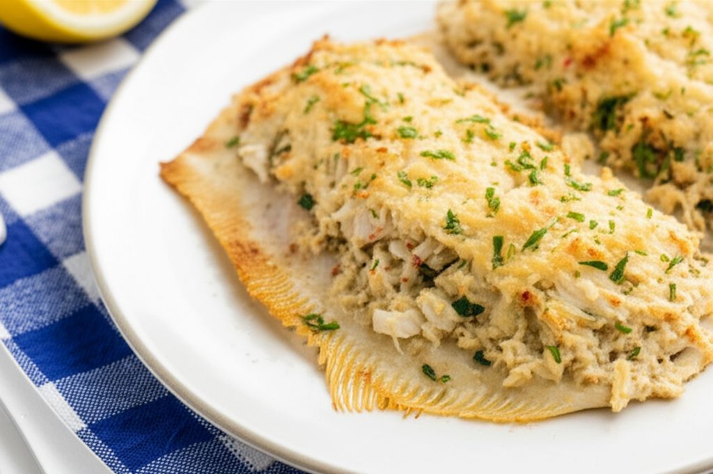 Crab Stuffed Flounder