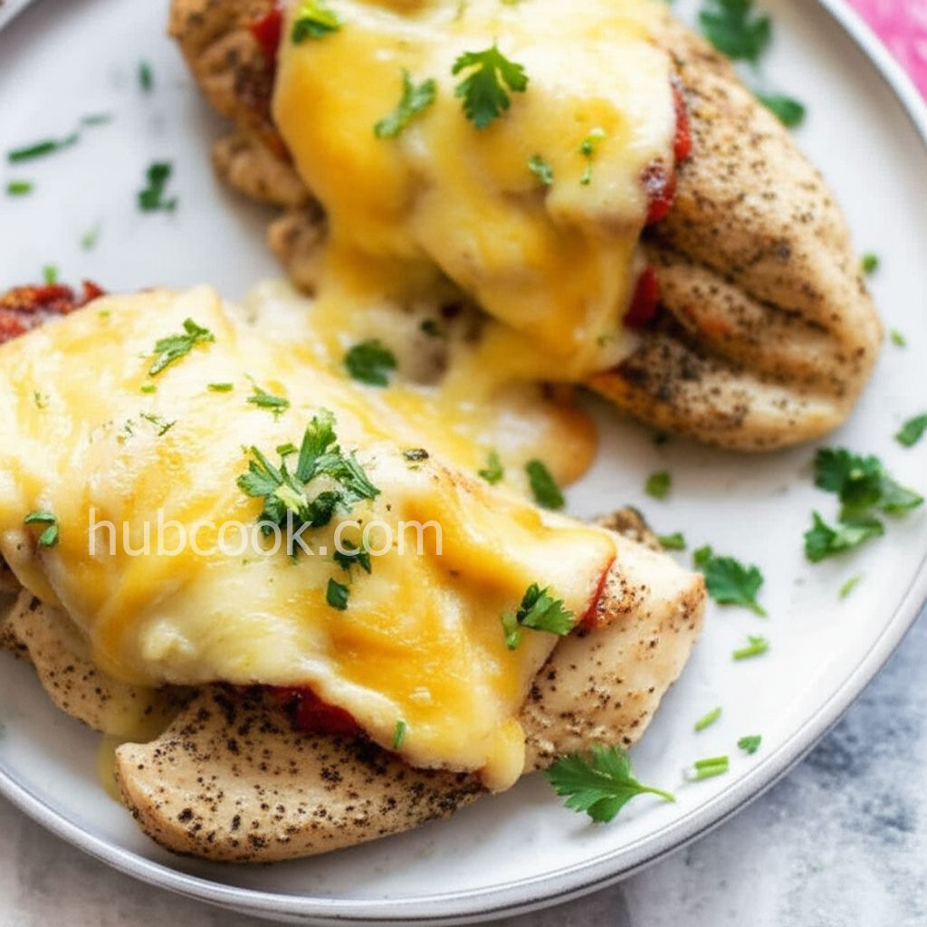 Creamy Baked Asiago Chicken Breasts