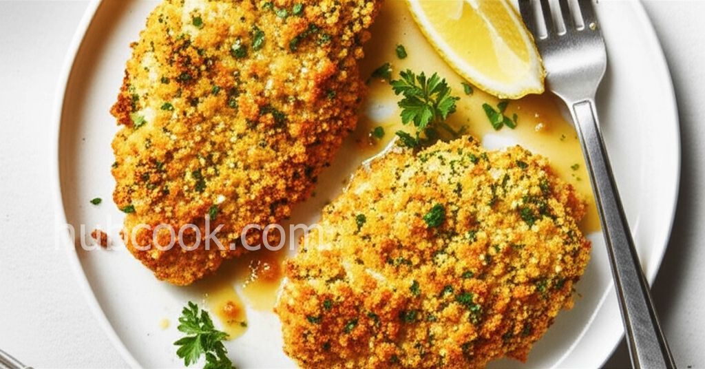 Crispy Garlic Breaded Chicken