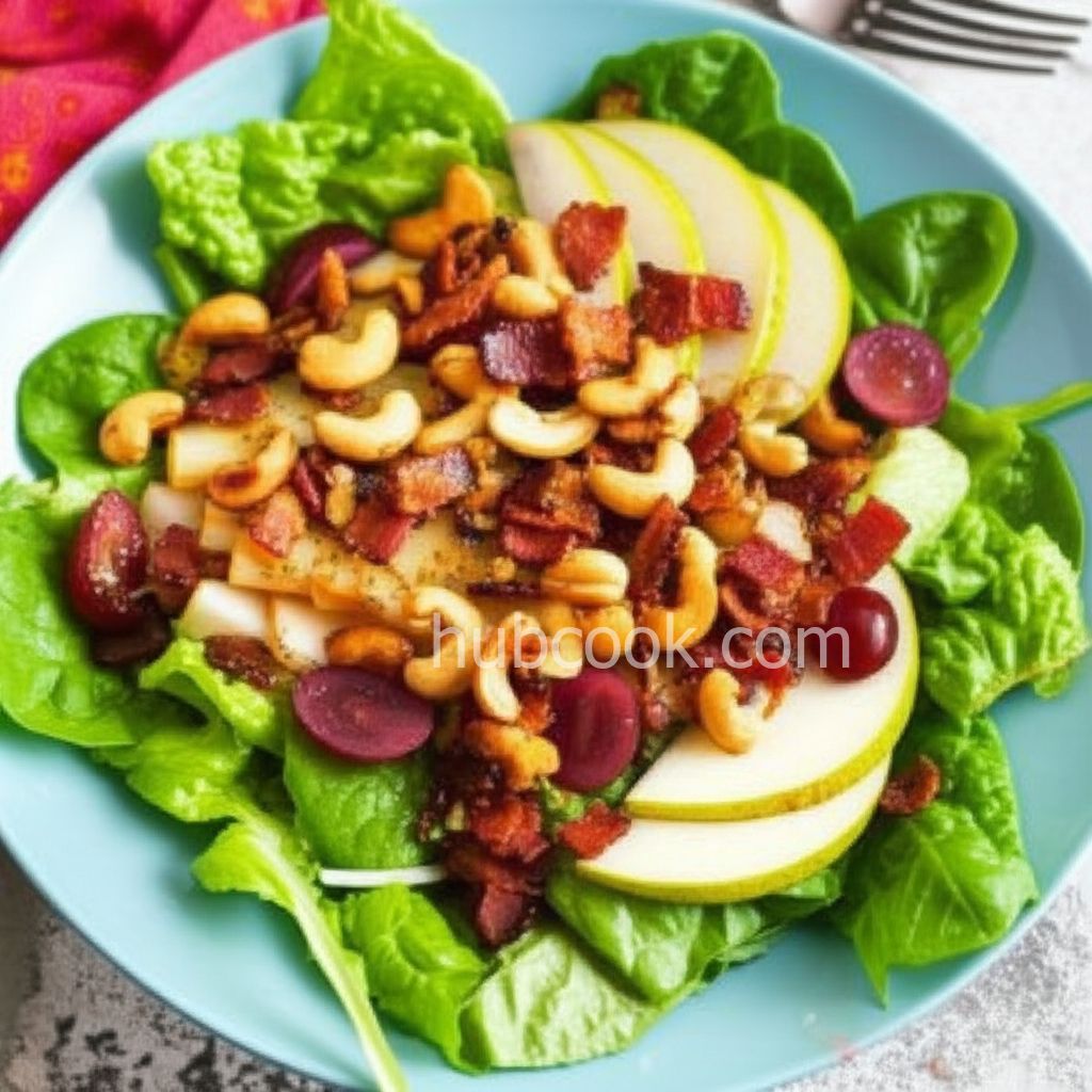 Curried Cashew, Pear, and Grape Salad