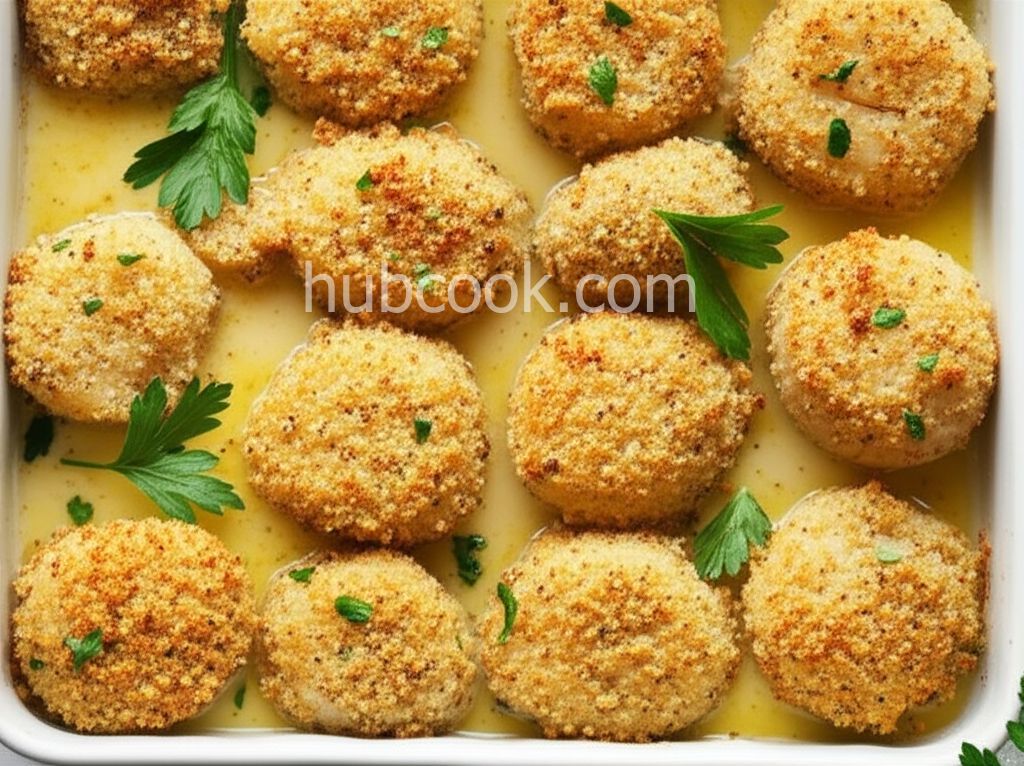 Dinah's Baked Scallops