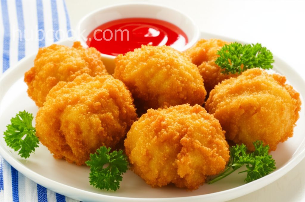 Easy Fried Chinese Chicken Balls