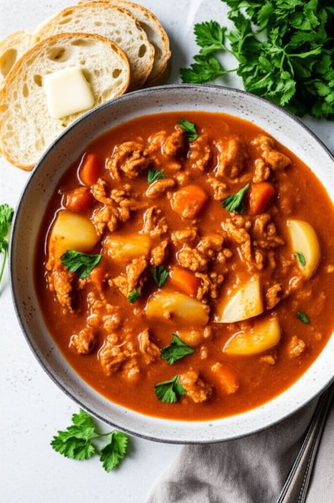 Easy Ground Turkey Stew