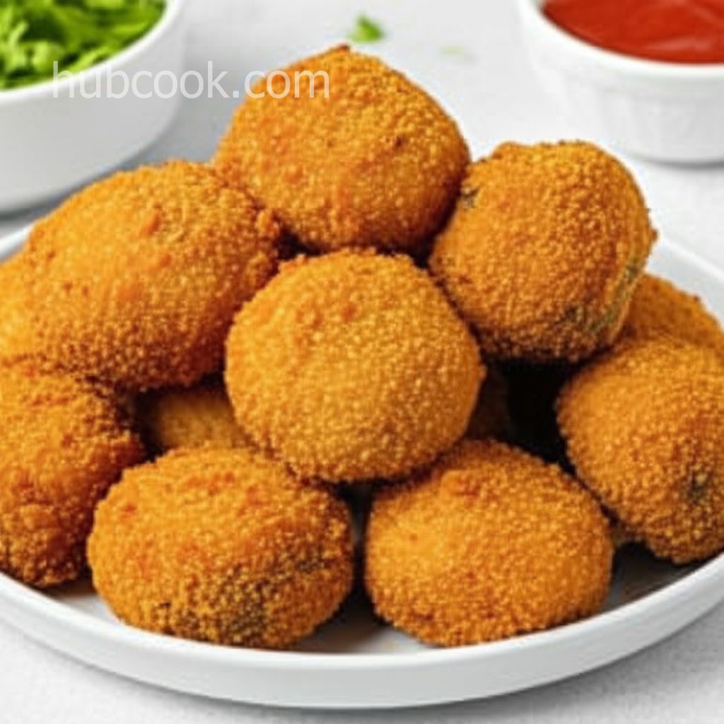 Fried Mushrooms with Dipping Sauce