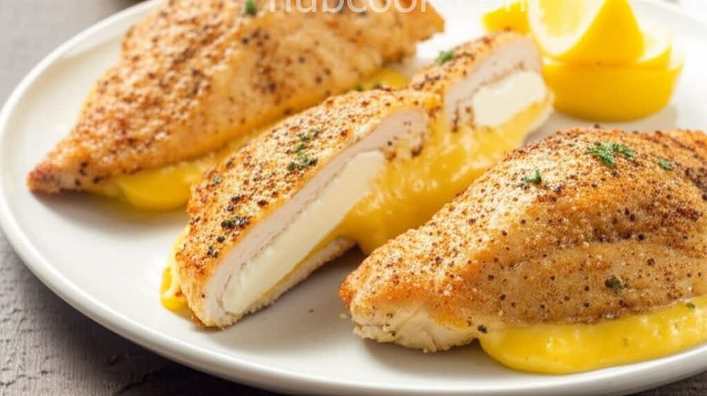 Garlic-Lemon Double Stuffed Chicken
