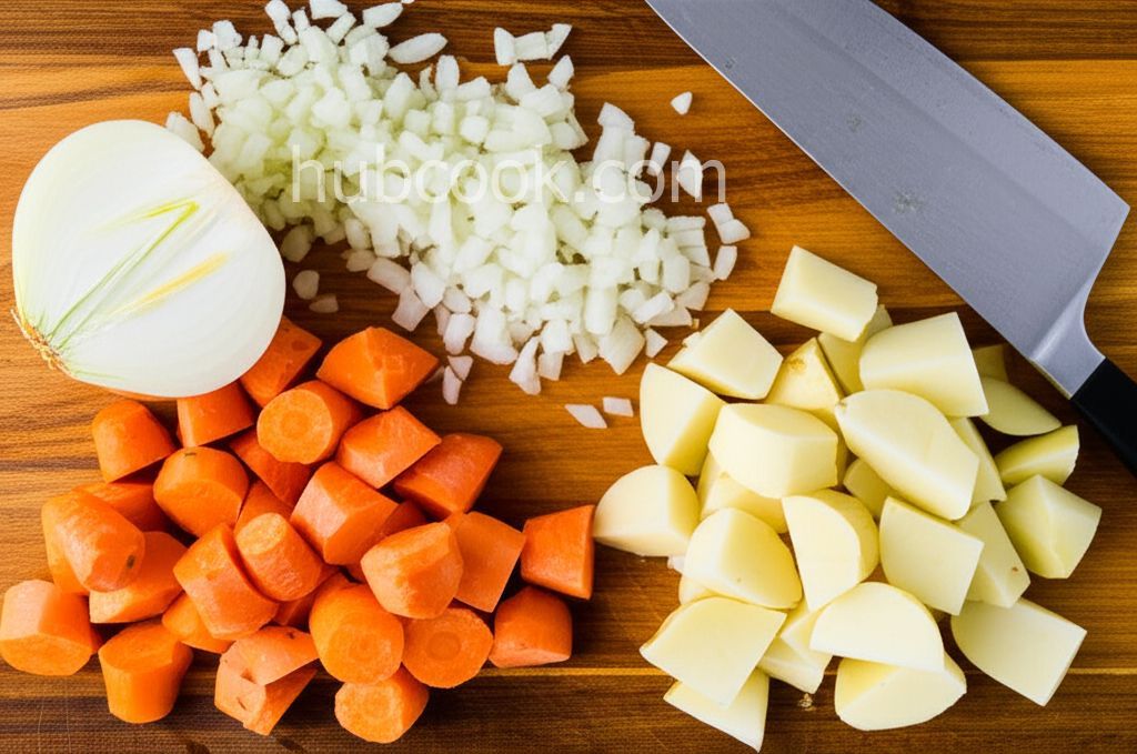 Grilled Potato, Carrot, and Onion Foil Packets